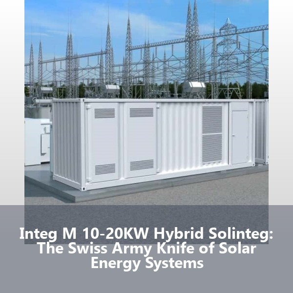 Integ M 10-20KW Hybrid Solinteg: The Swiss Army Knife of Solar Energy Systems
